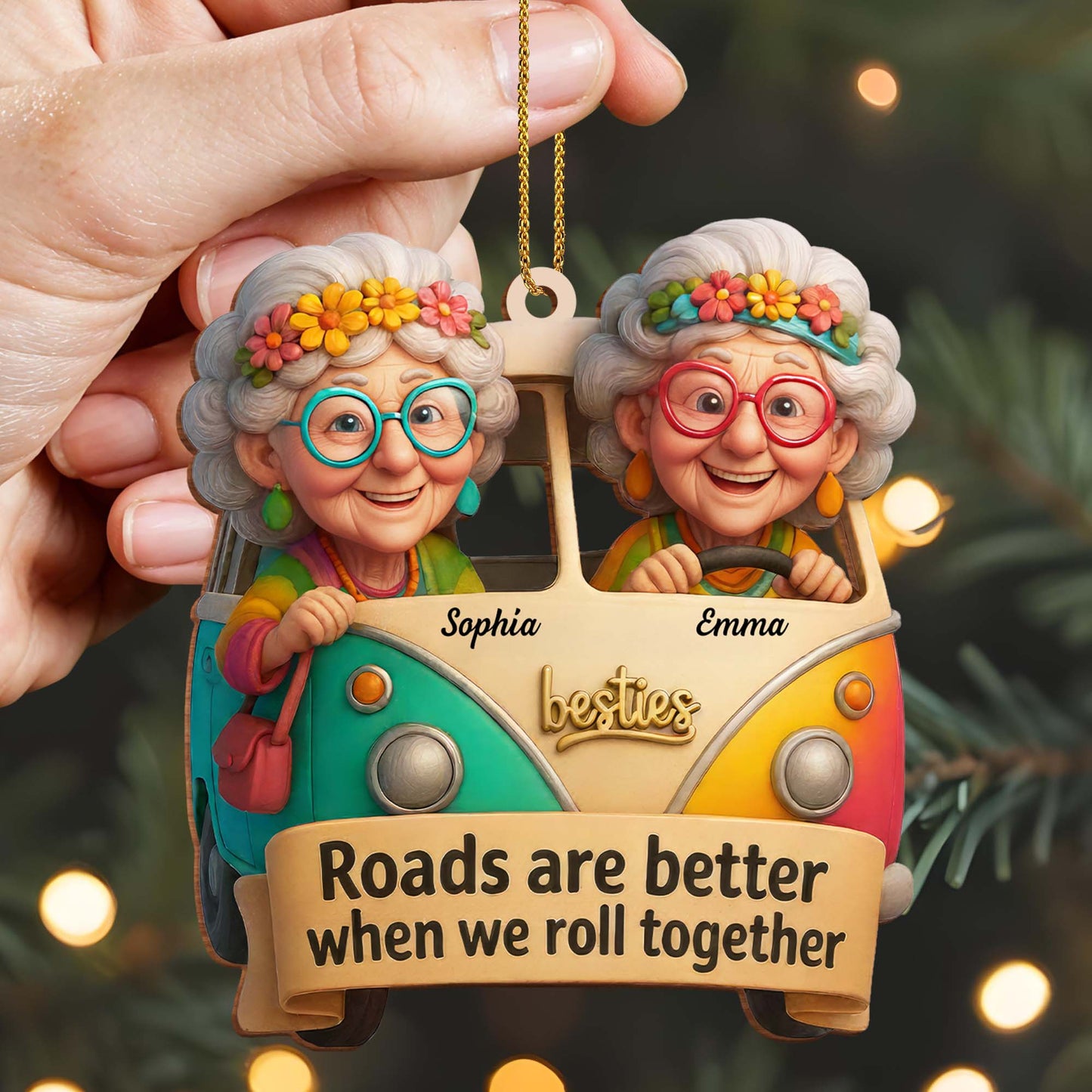 Roads Are Better When We Roll Together, Elderly Ladies in Van
