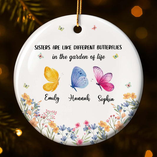 Sisters Are Like Different Butterflies In The Garden Of Life