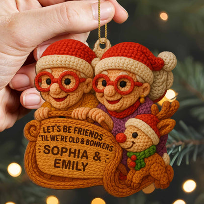 Let's Be Friends 'Til We're Old & Bonkers, Elderly Couple And Reindeer