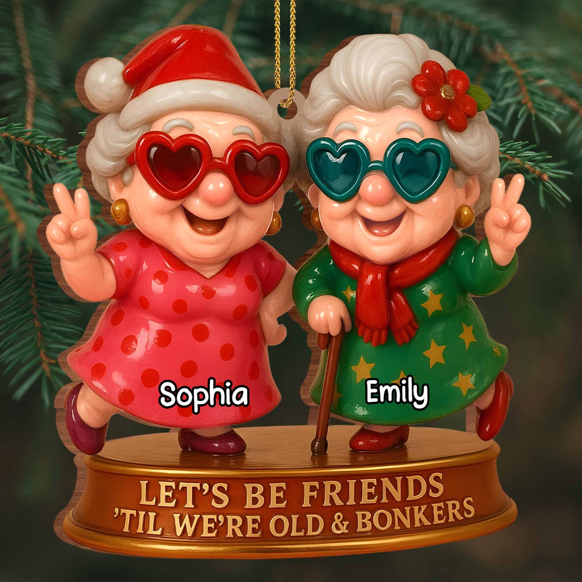 Let's Be Friends 'Til We're Old And Bonkers With Heart-Shaped Glasses