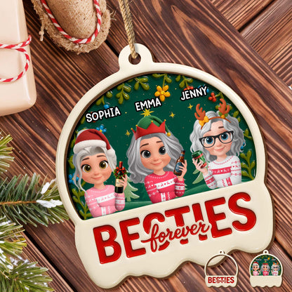 Besties Forever, Christmas Hats And Sweaters