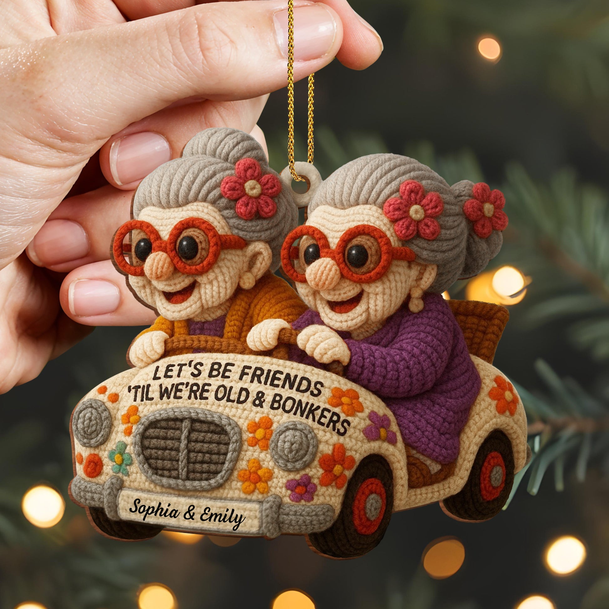 Let's Be Friends 'Til We're Old & Bonkers, Elderly Women in Car