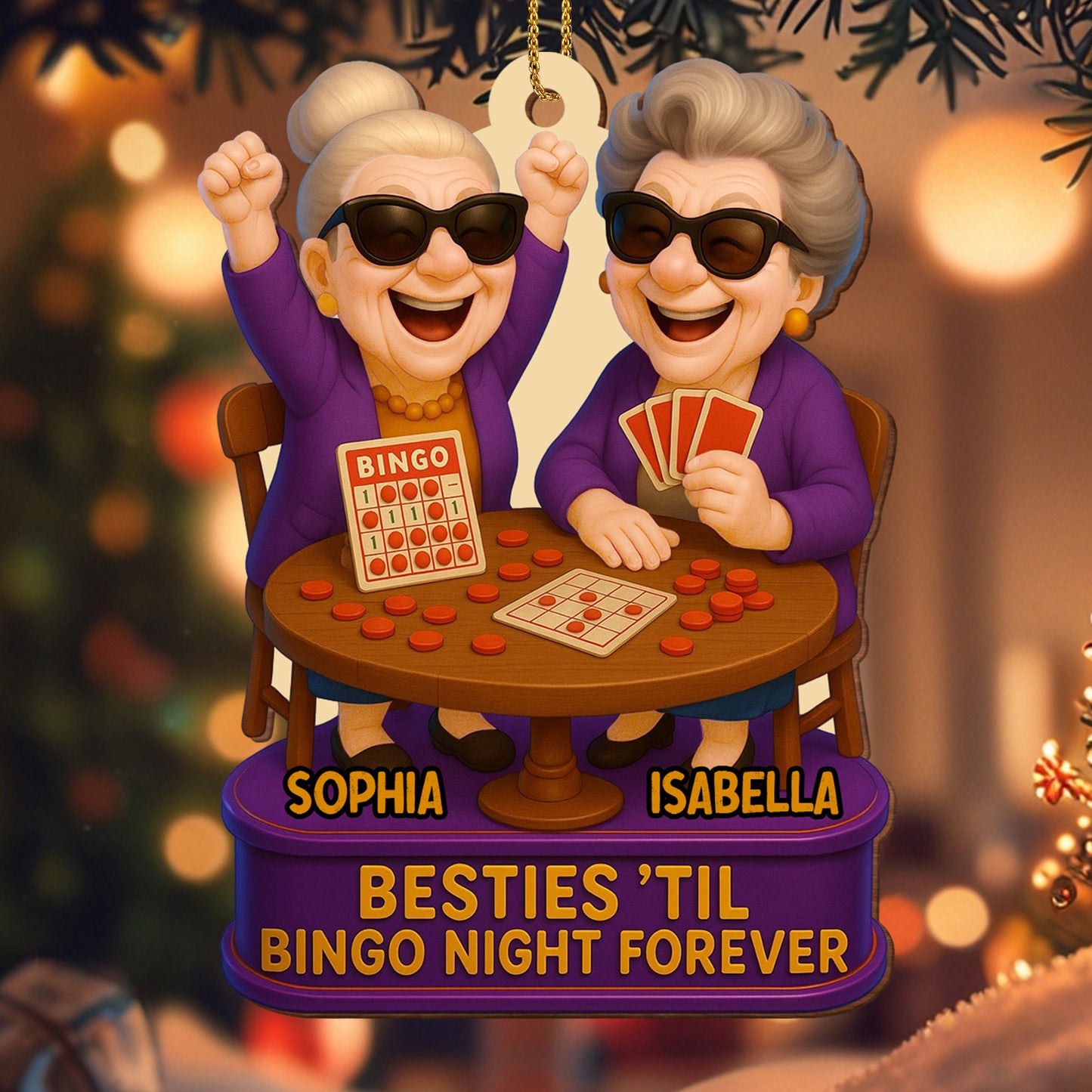 Besties 'Til Bingo Night Forever, Bingo And Cards
