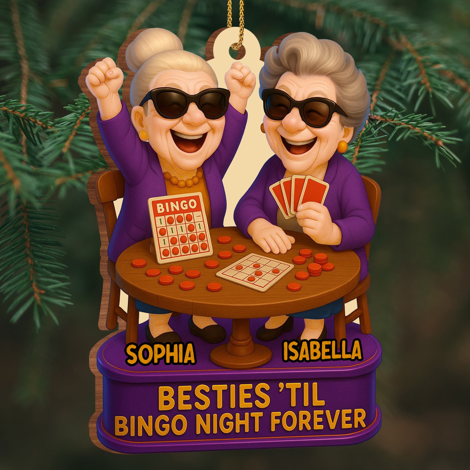 Besties 'Til Bingo Night Forever, Bingo And Cards
