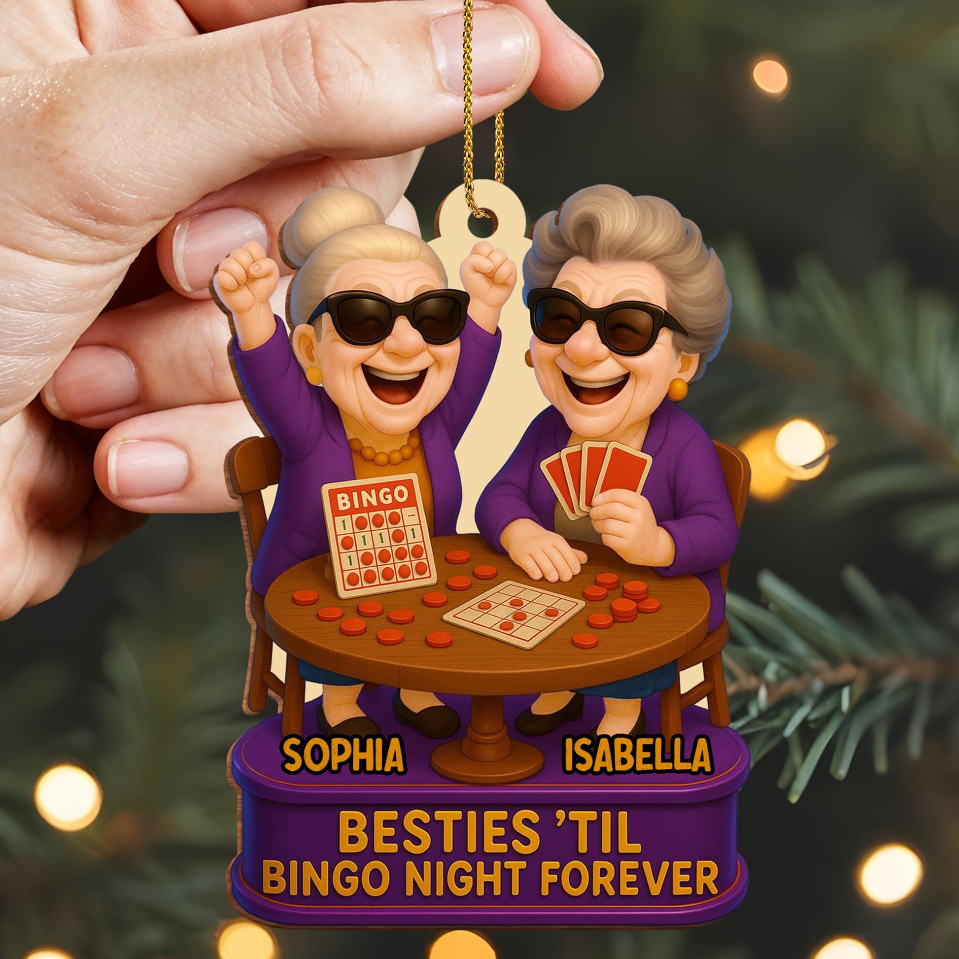 Besties 'Til Bingo Night Forever, Bingo And Cards