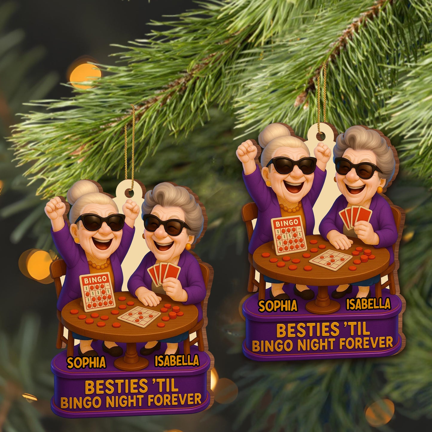 Besties 'Til Bingo Night Forever, Bingo And Cards