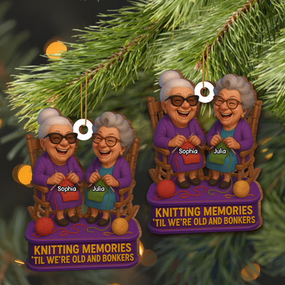 Knitting Memories 'Til We're Old and Bonkers