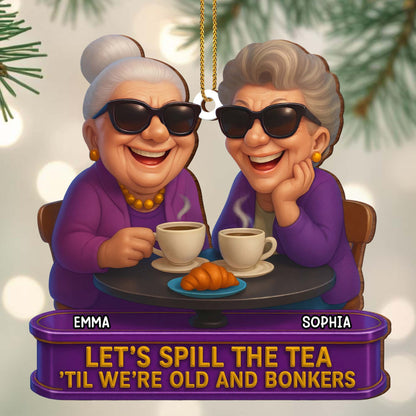 Let's Spill The Tea 'Til We're Old And Bonkers, Tea And Croissants