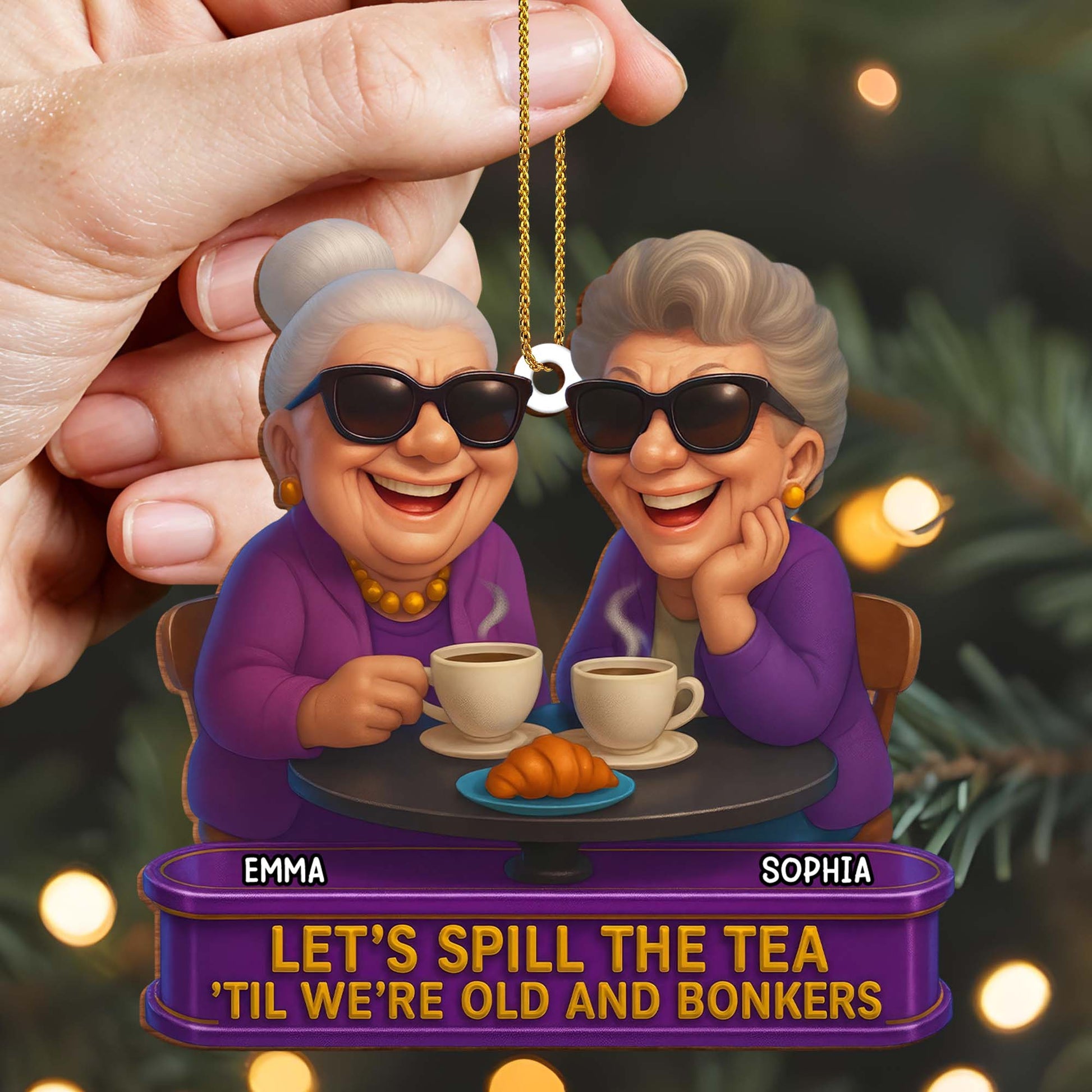 Let's Spill The Tea 'Til We're Old And Bonkers, Tea And Croissants