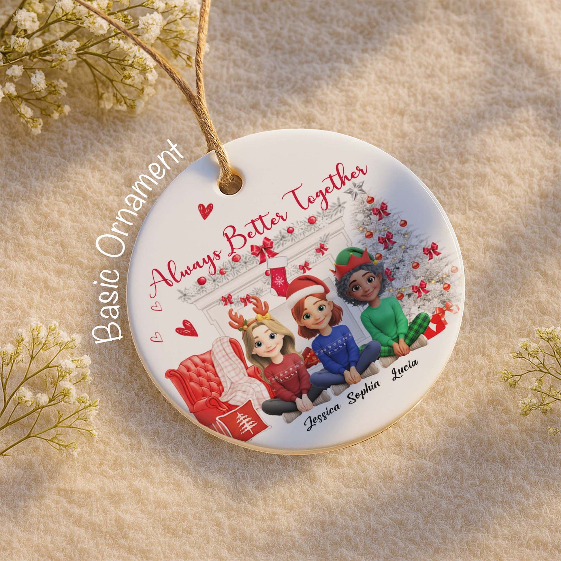 Always Better Together, Christmas Tree And Ornaments