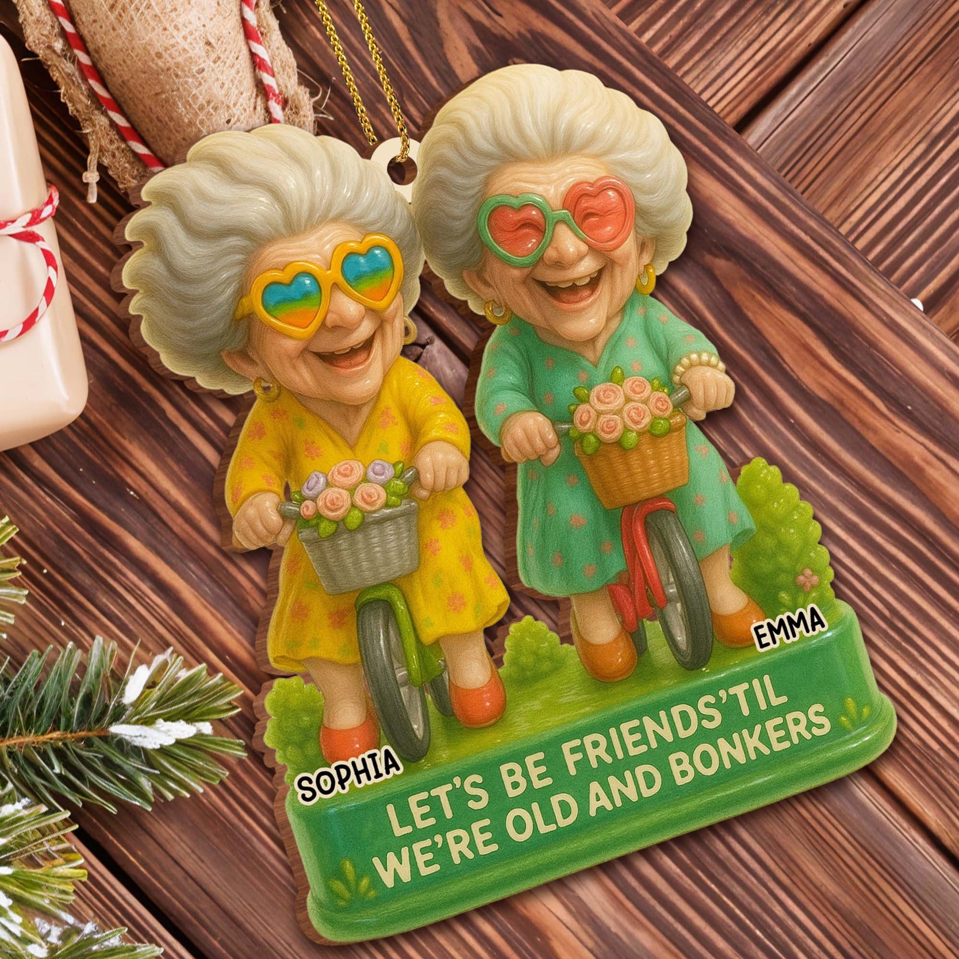 Let's Be Friends 'Til We're Old And Bonkers With Old Ladies And Bicycles