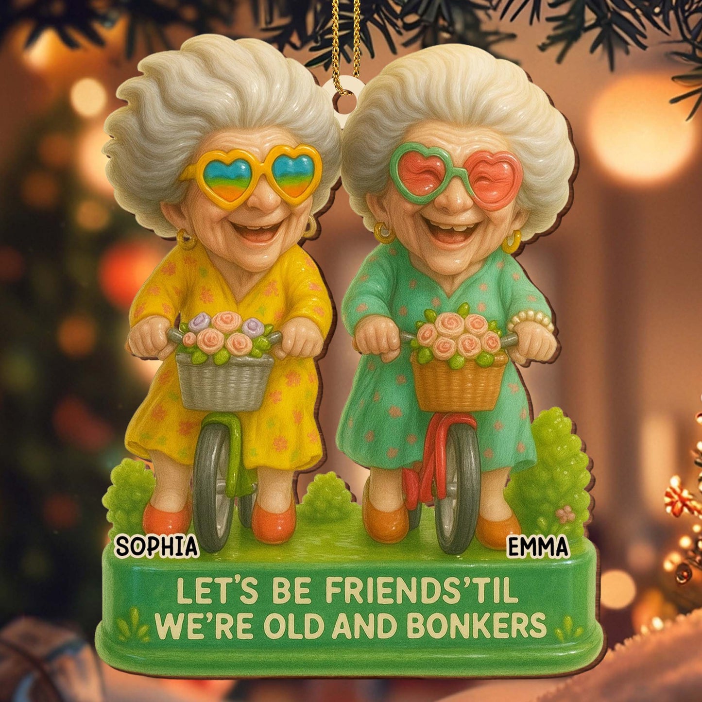 Let's Be Friends 'Til We're Old And Bonkers With Old Ladies And Bicycles