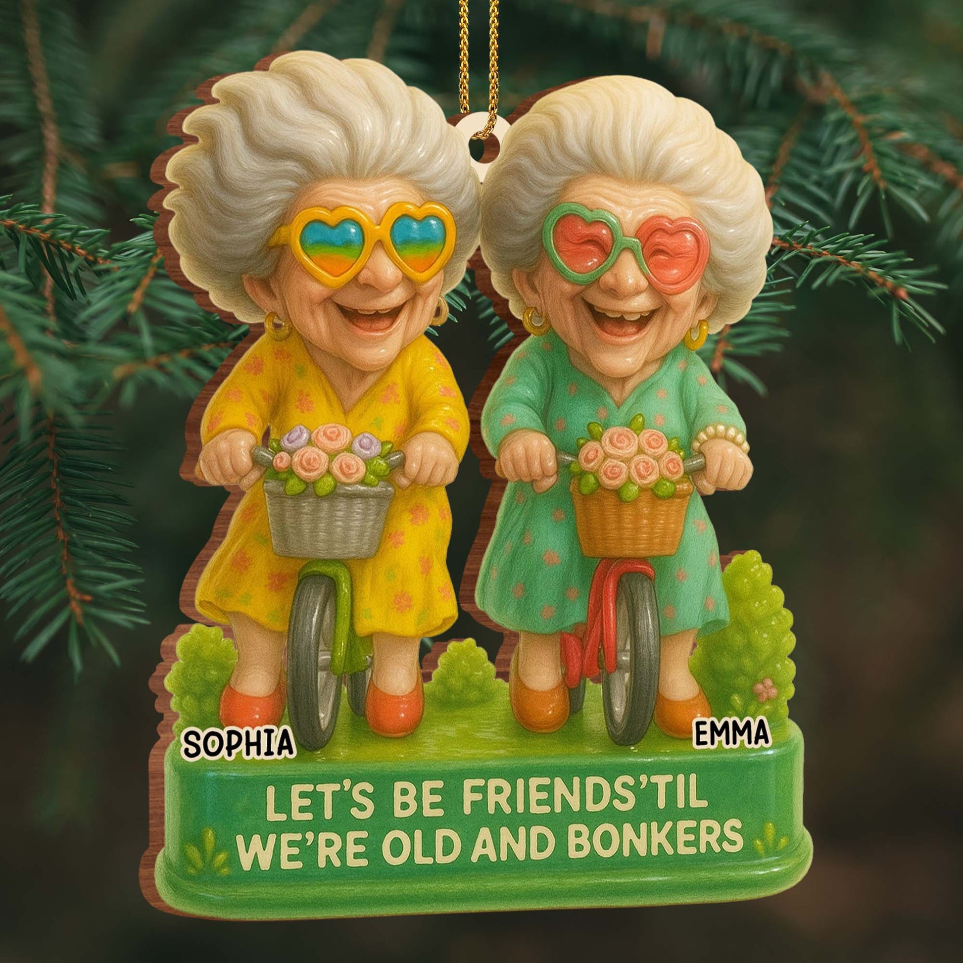 Let's Be Friends 'Til We're Old And Bonkers With Old Ladies And Bicycles