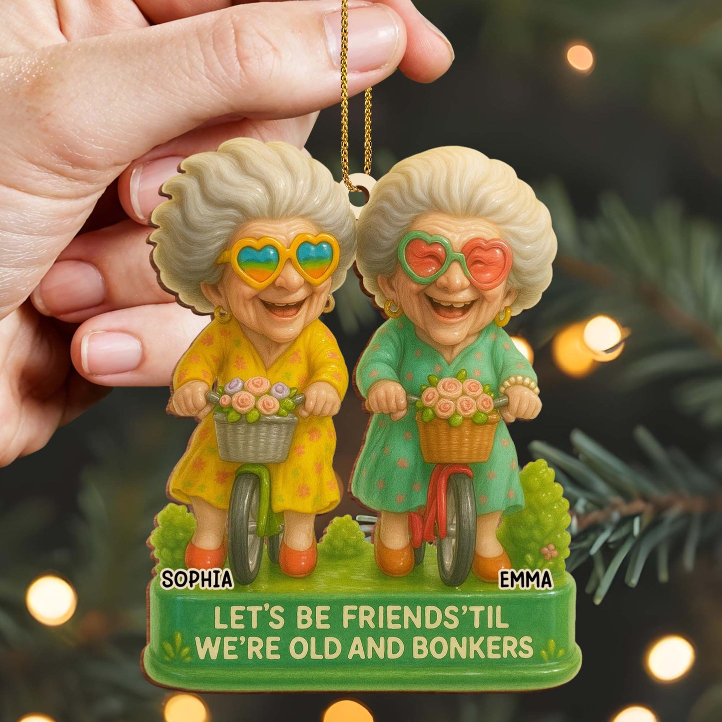 Let's Be Friends 'Til We're Old And Bonkers With Old Ladies And Bicycles