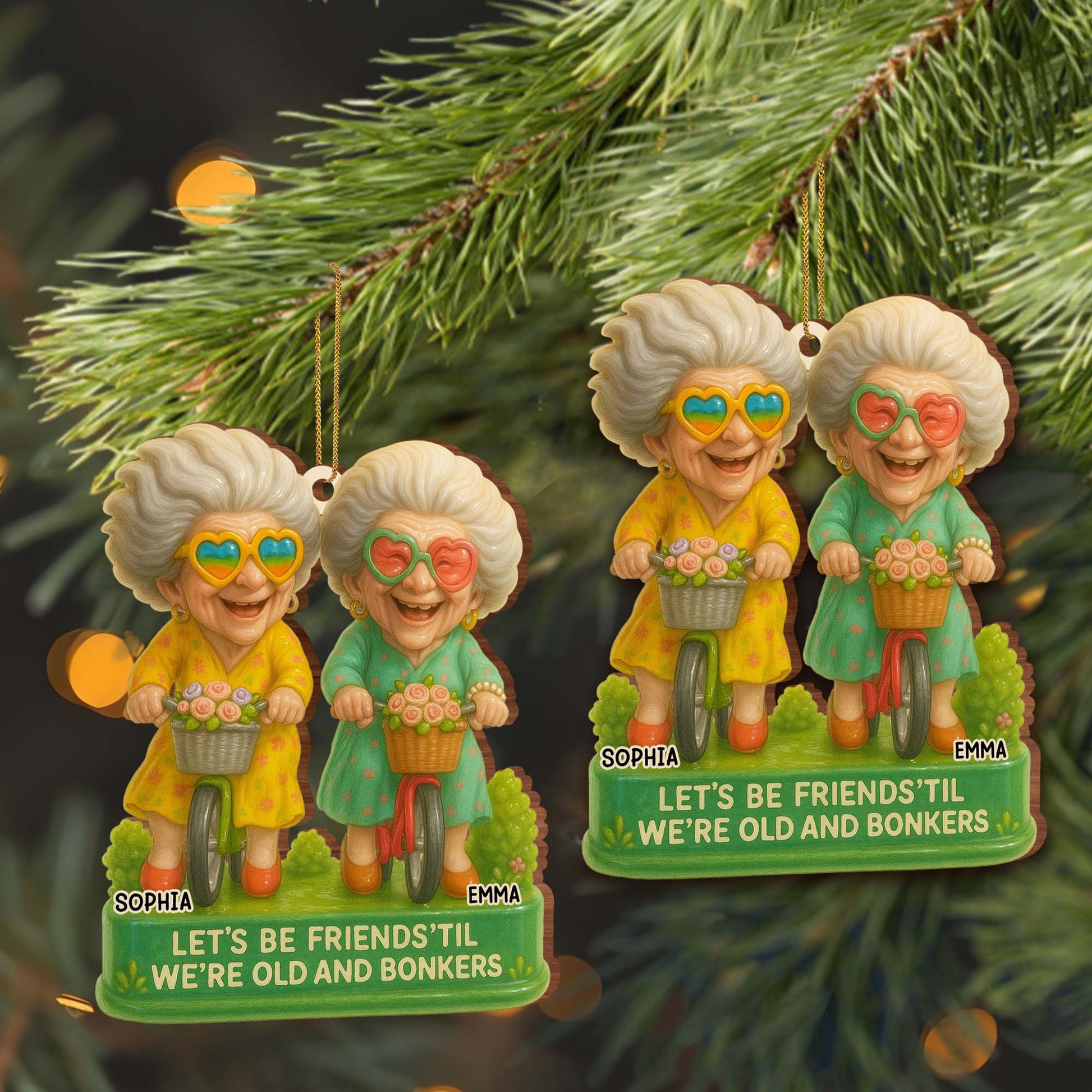 Let's Be Friends 'Til We're Old And Bonkers With Old Ladies And Bicycles