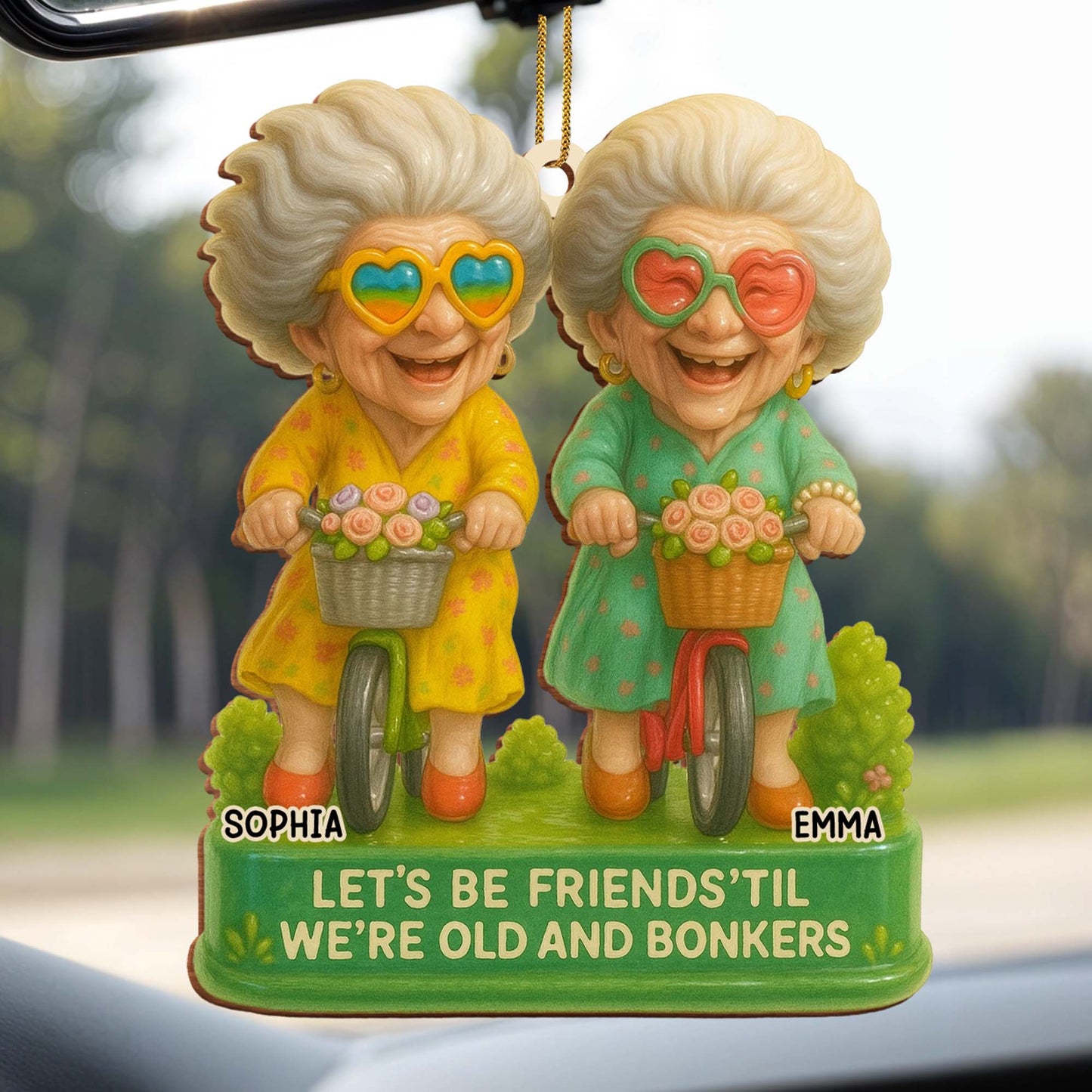 Let's Be Friends 'Til We're Old And Bonkers With Old Ladies And Bicycles