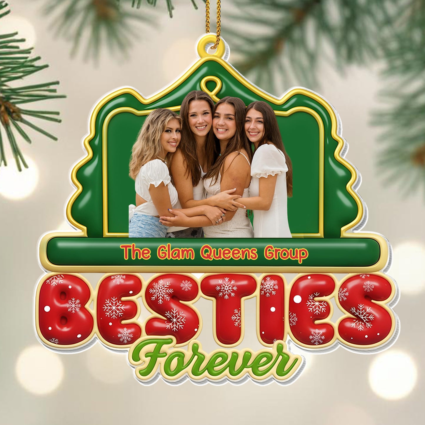Besties Forever, Ornament For Group of Friends
