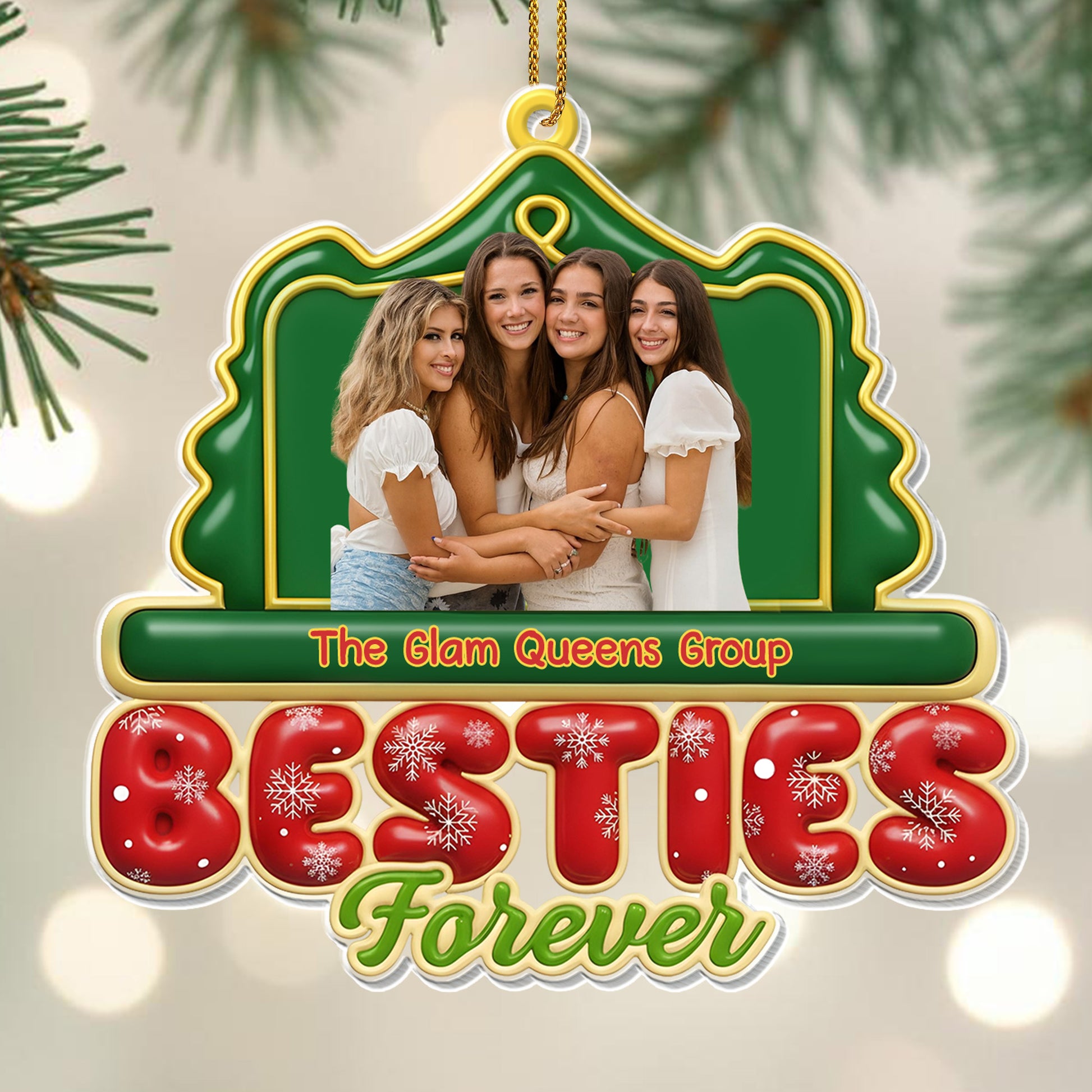 Besties Forever, Ornament For Group of Friends