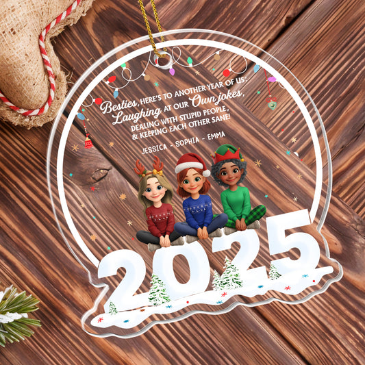 Besties Here's to Another Year of Us, Three Friends