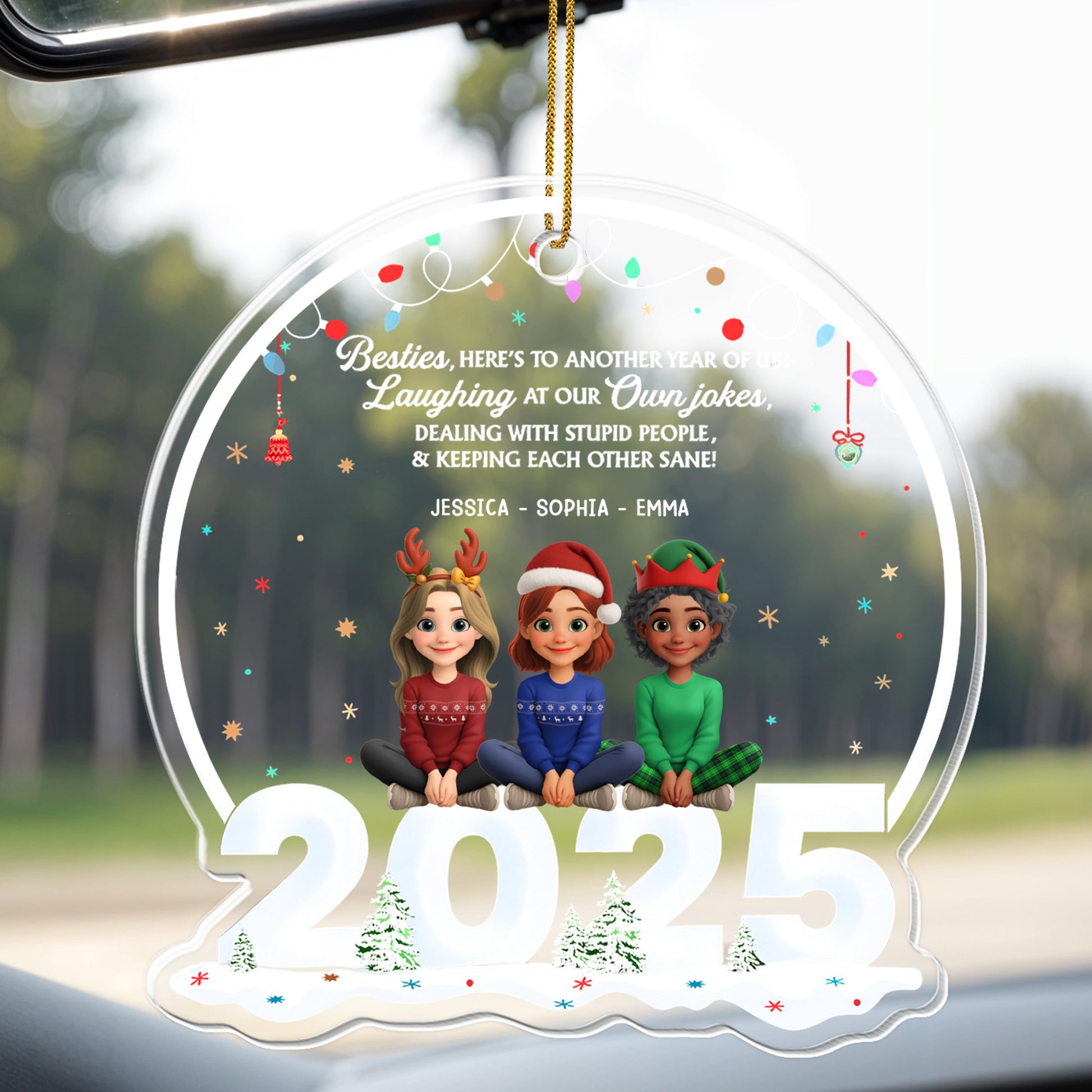 Besties Here's to Another Year of Us, Three Friends