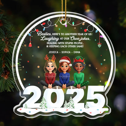 Besties Here's to Another Year of Us, Three Friends