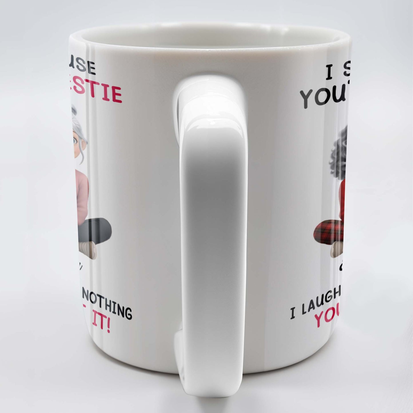 I Smile Because You're My Bestie, Two Girls Sitting