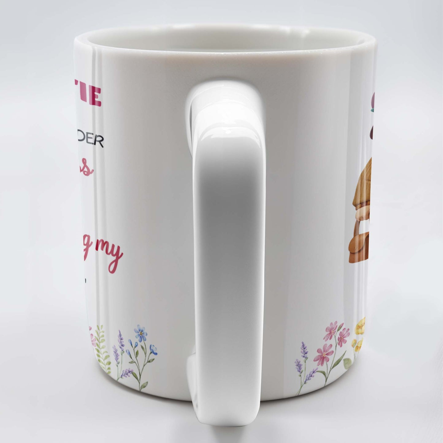 Thank You For Being My Unbiological Sister, Elderly Women & Flowers