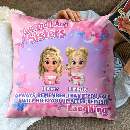 You And I Are Sisters, Animated Girls, Butterflies, Hearts