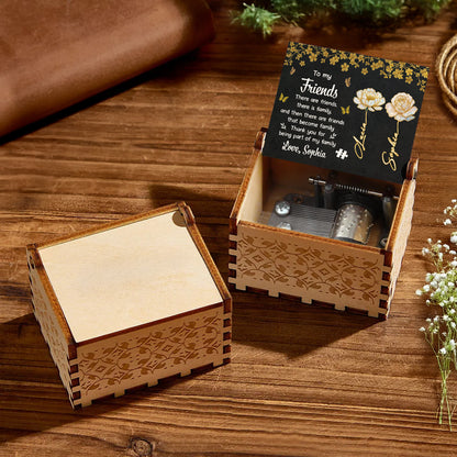 To My Friends, Flowers And Butterflies Music Box