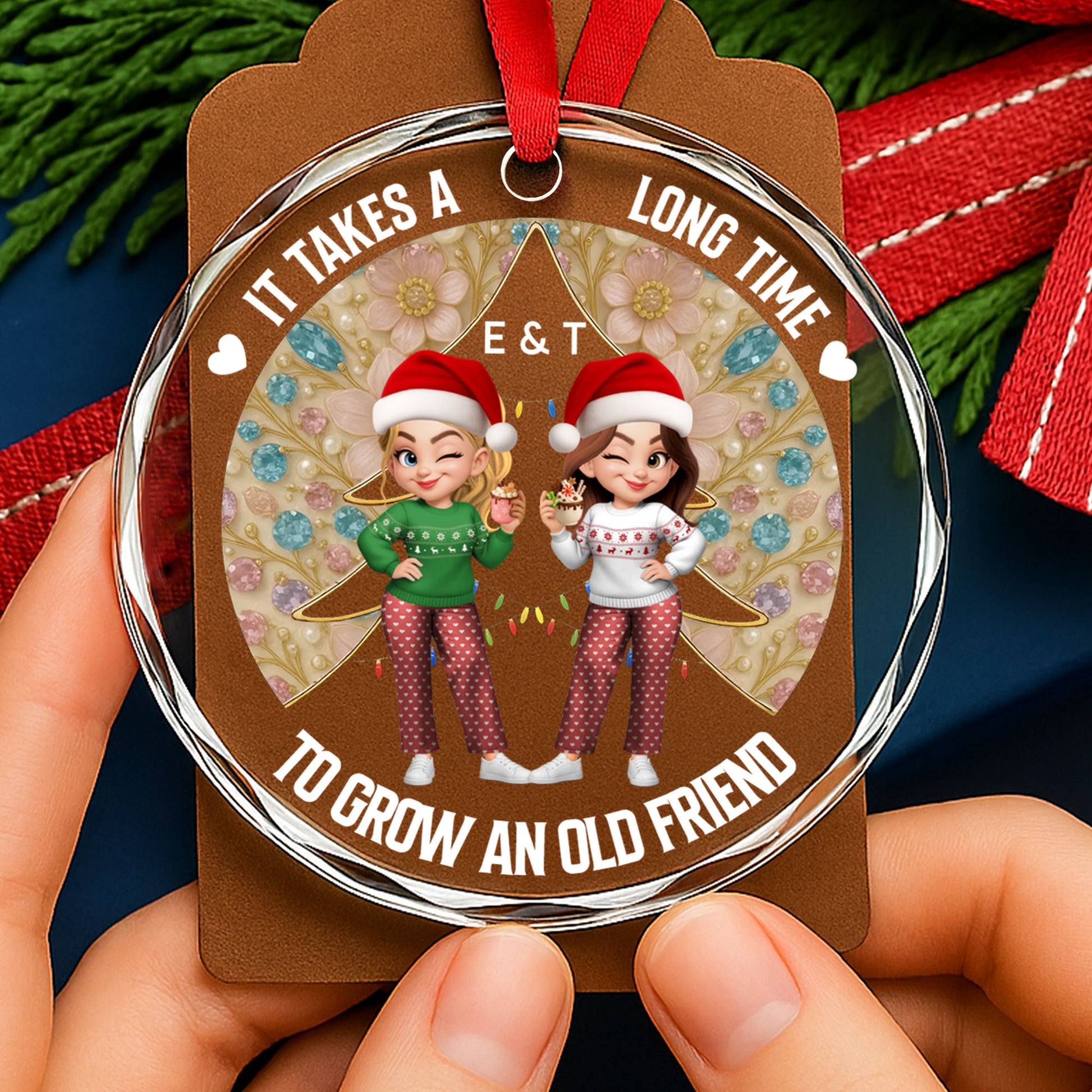 It Takes A Long Time To Grow An Old Friend, Christmas Hat And Sweater