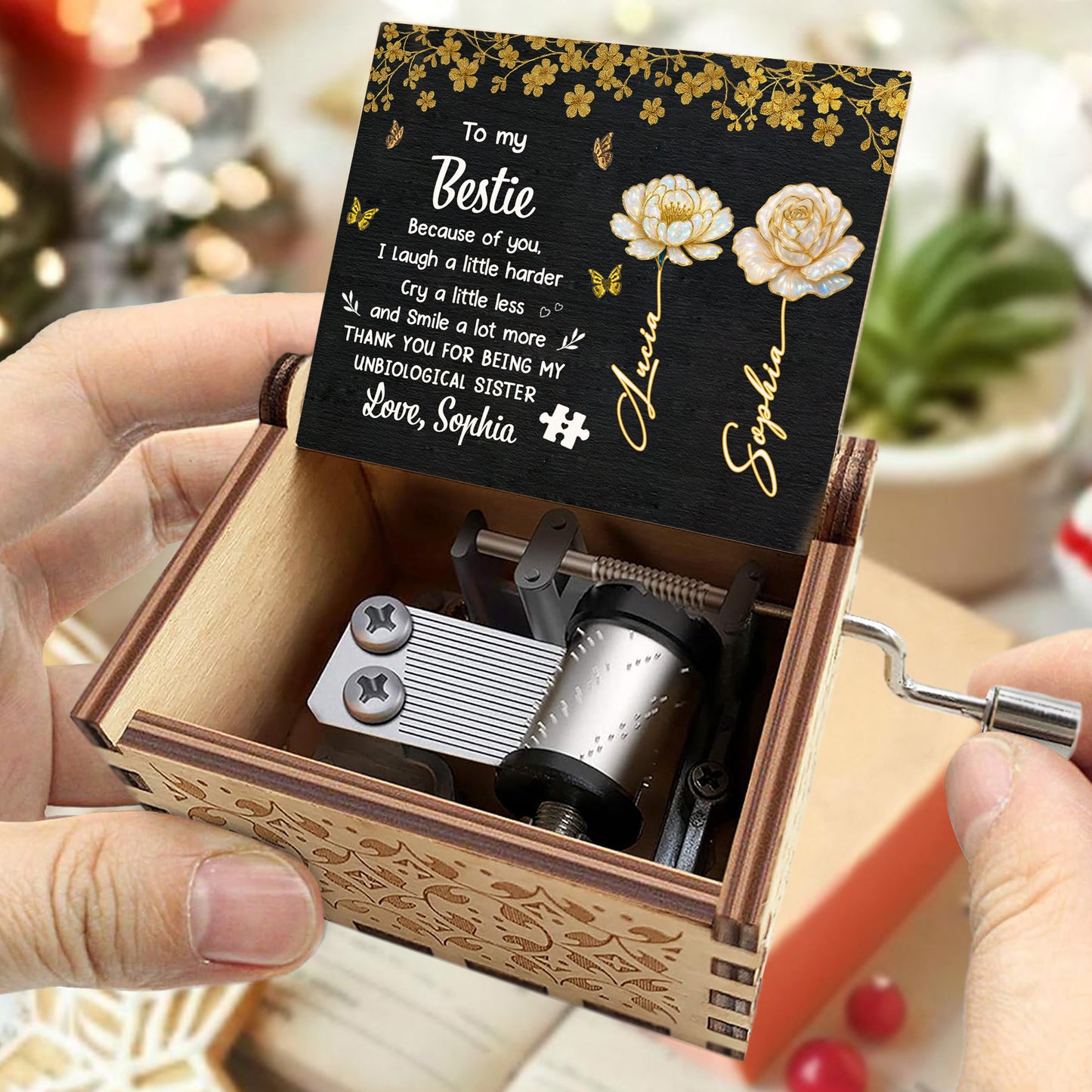 To My Bestie, Thank You For Being My Unbiological Sister