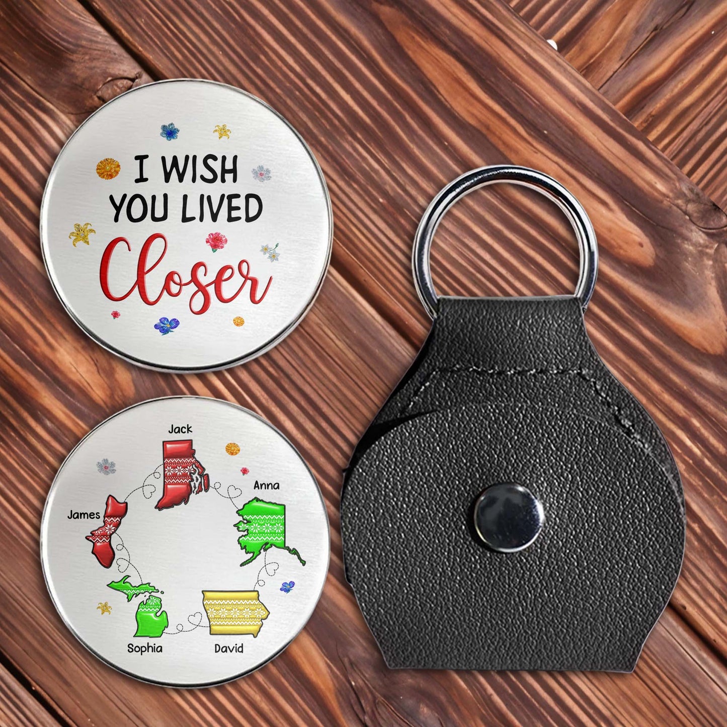 I Wish You Lived Closer With Stars And Flowers