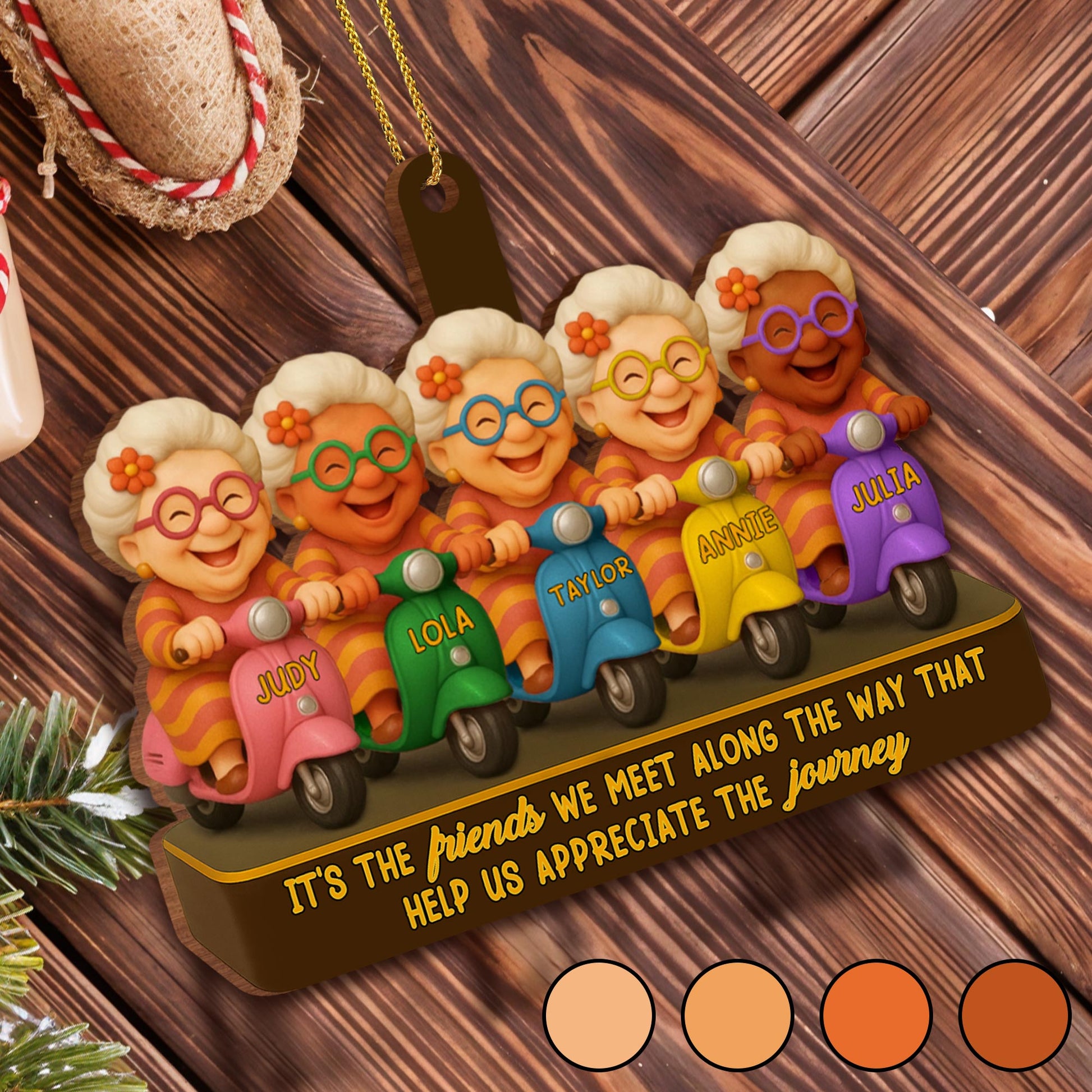 Appreciate The Journey With Friends On Scooters