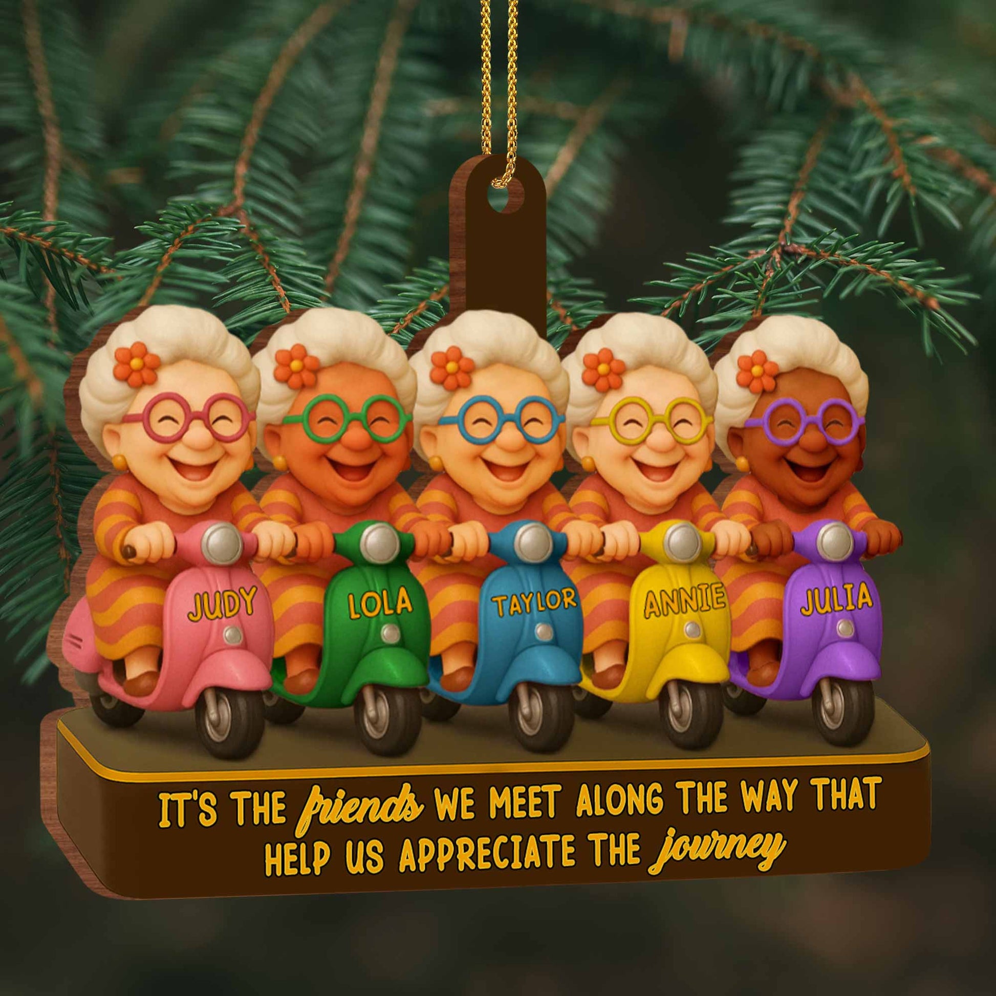 Appreciate The Journey With Friends On Scooters