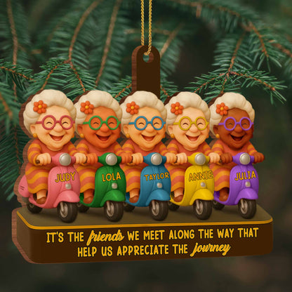 Appreciate The Journey With Friends On Scooters