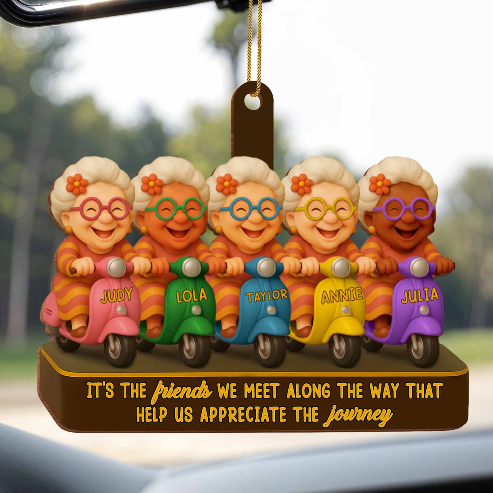 Appreciate The Journey With Friends On Scooters