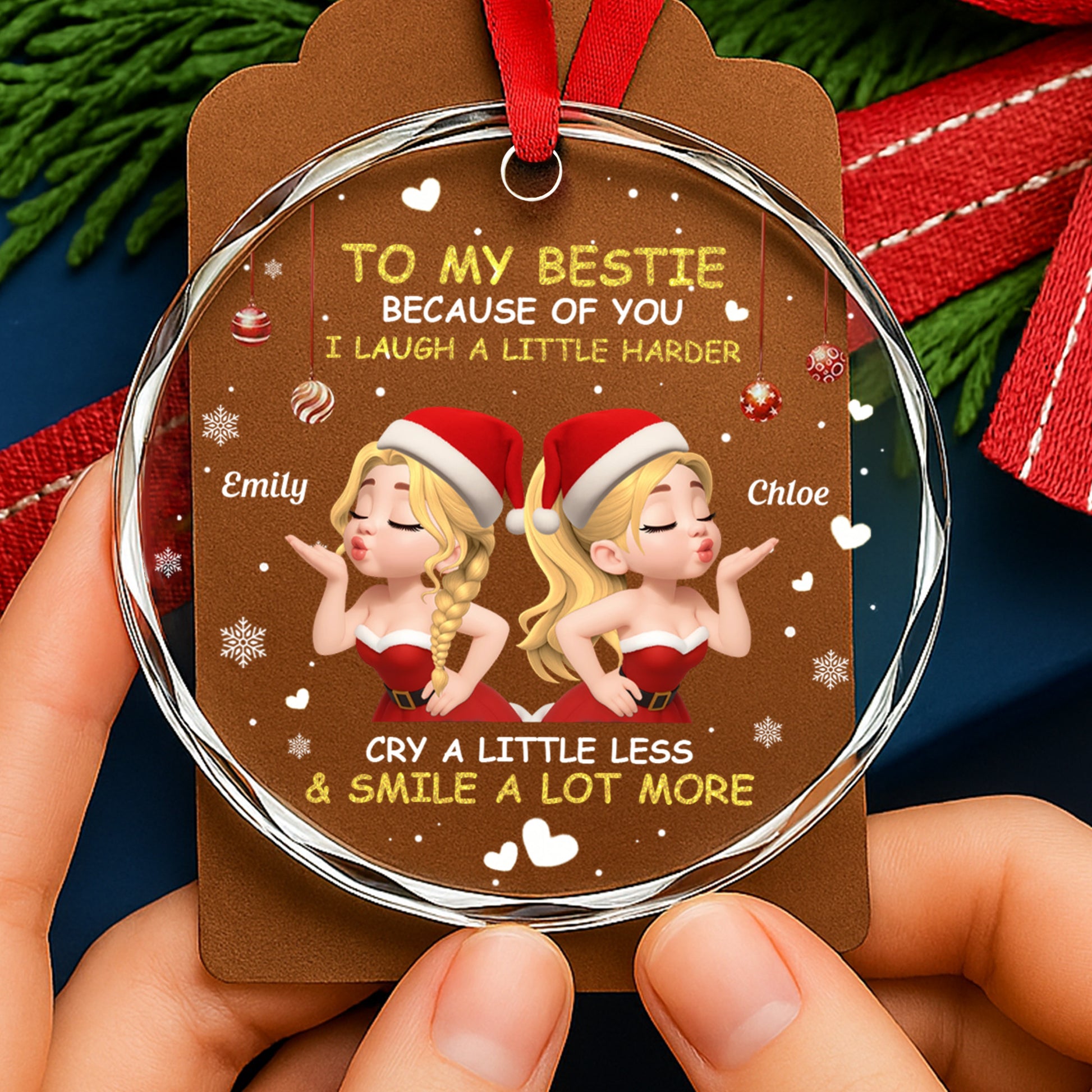 To My Bestie Because Of You I Laugh A Little Harder