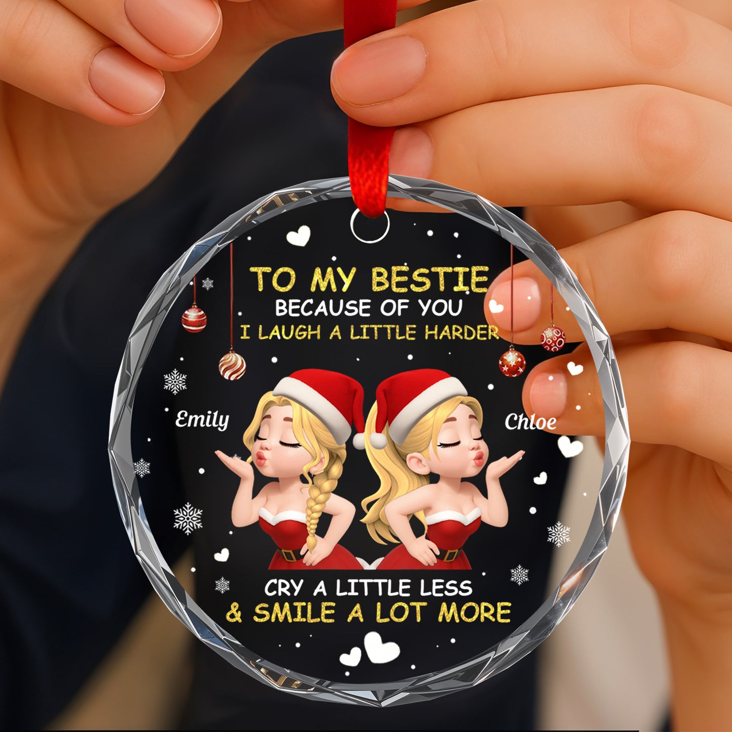 To My Bestie Because Of You I Laugh A Little Harder