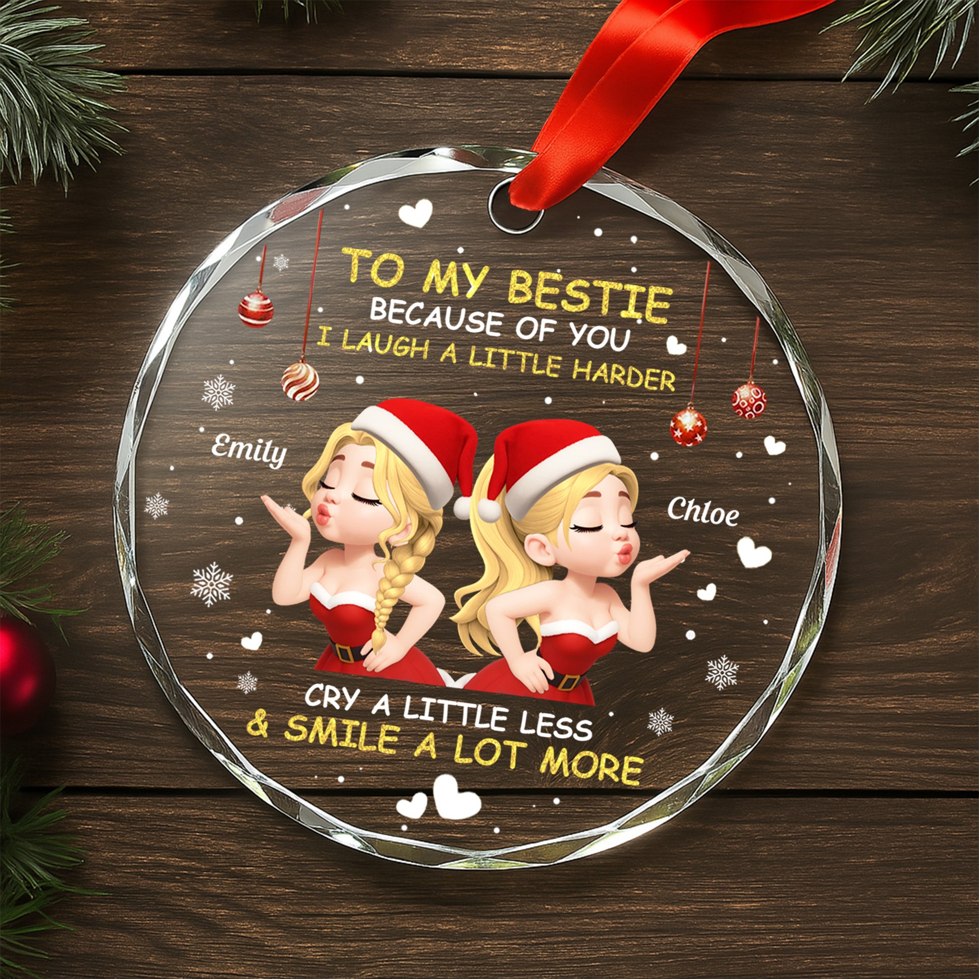 To My Bestie Because Of You I Laugh A Little Harder