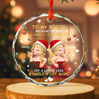 To My Bestie Because Of You I Laugh A Little Harder