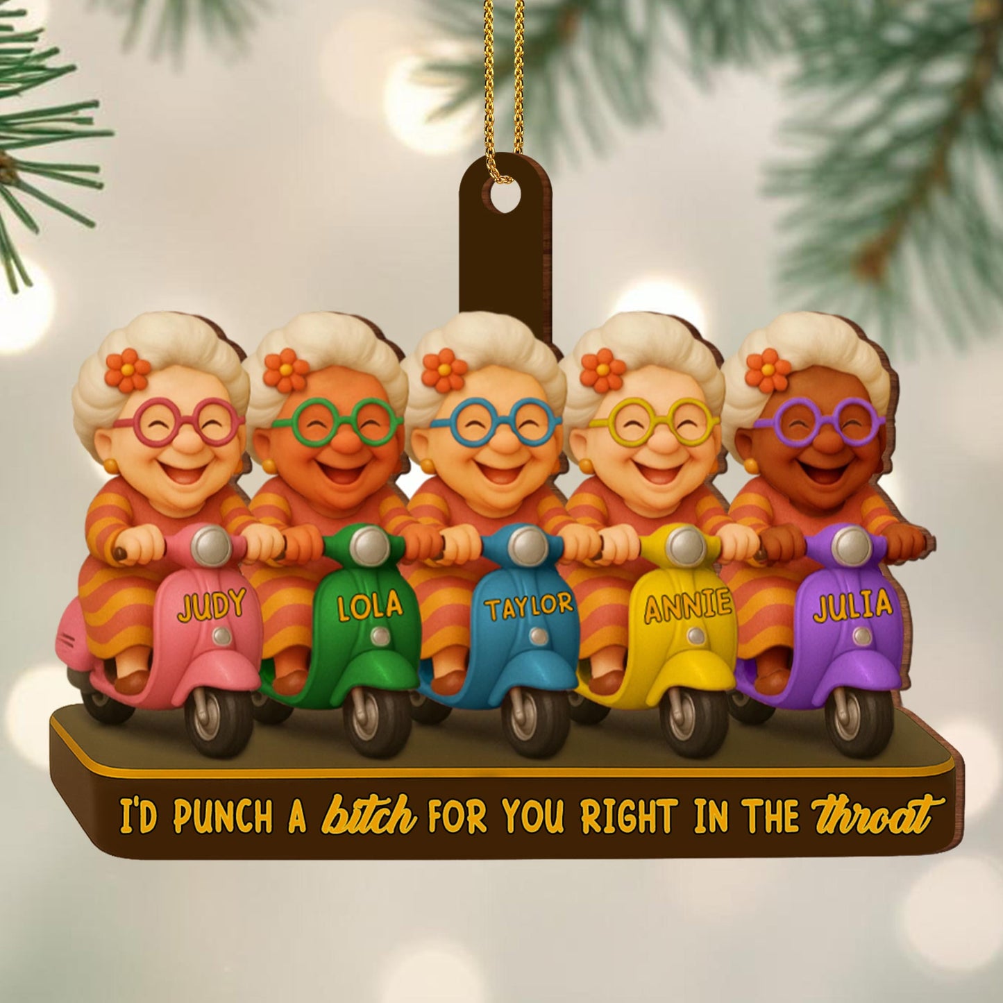 I'd Punch a B*tch for You, Grandmothers on Scooters