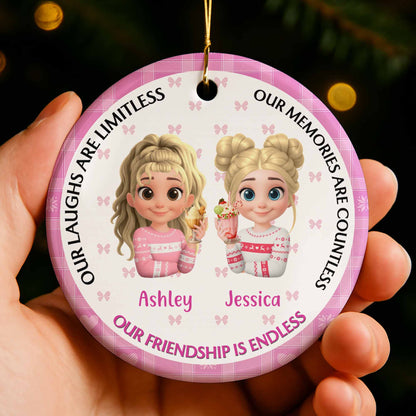 Our Laughs Are Limitless, Friendship Ornament Featuring Girls