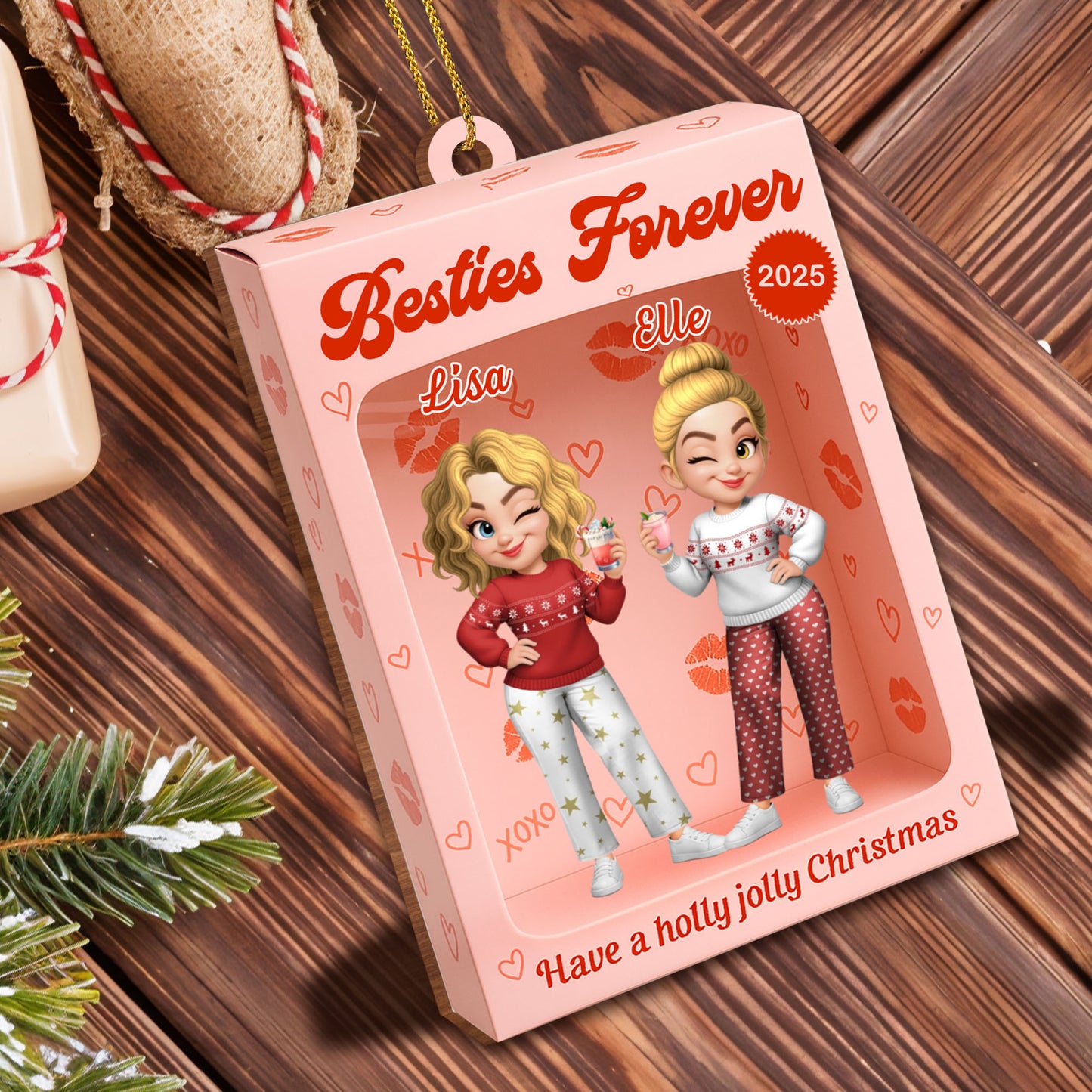 Besties Forever Have A Holly Jolly Christmas