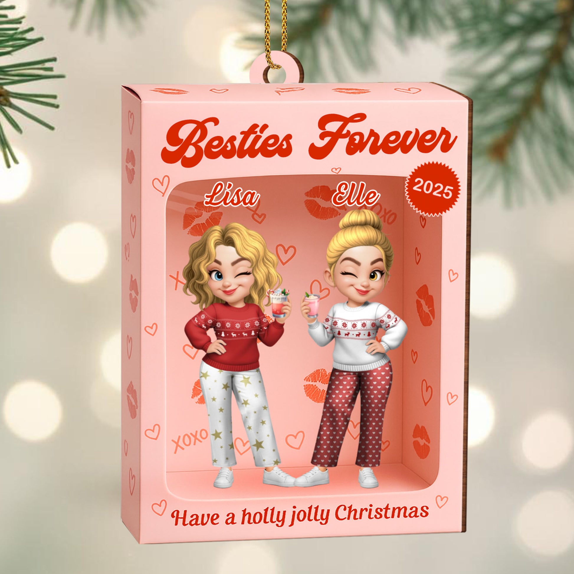 Besties Forever Have A Holly Jolly Christmas