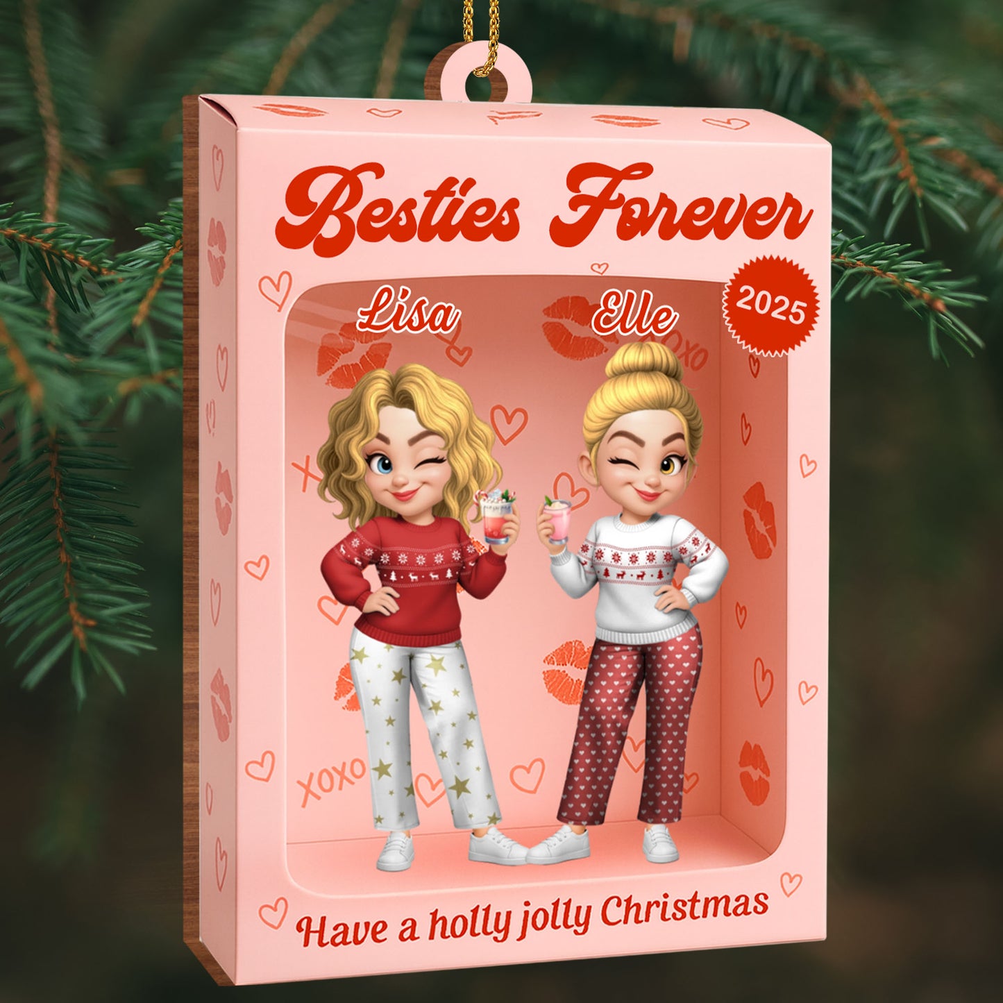 Besties Forever Have A Holly Jolly Christmas