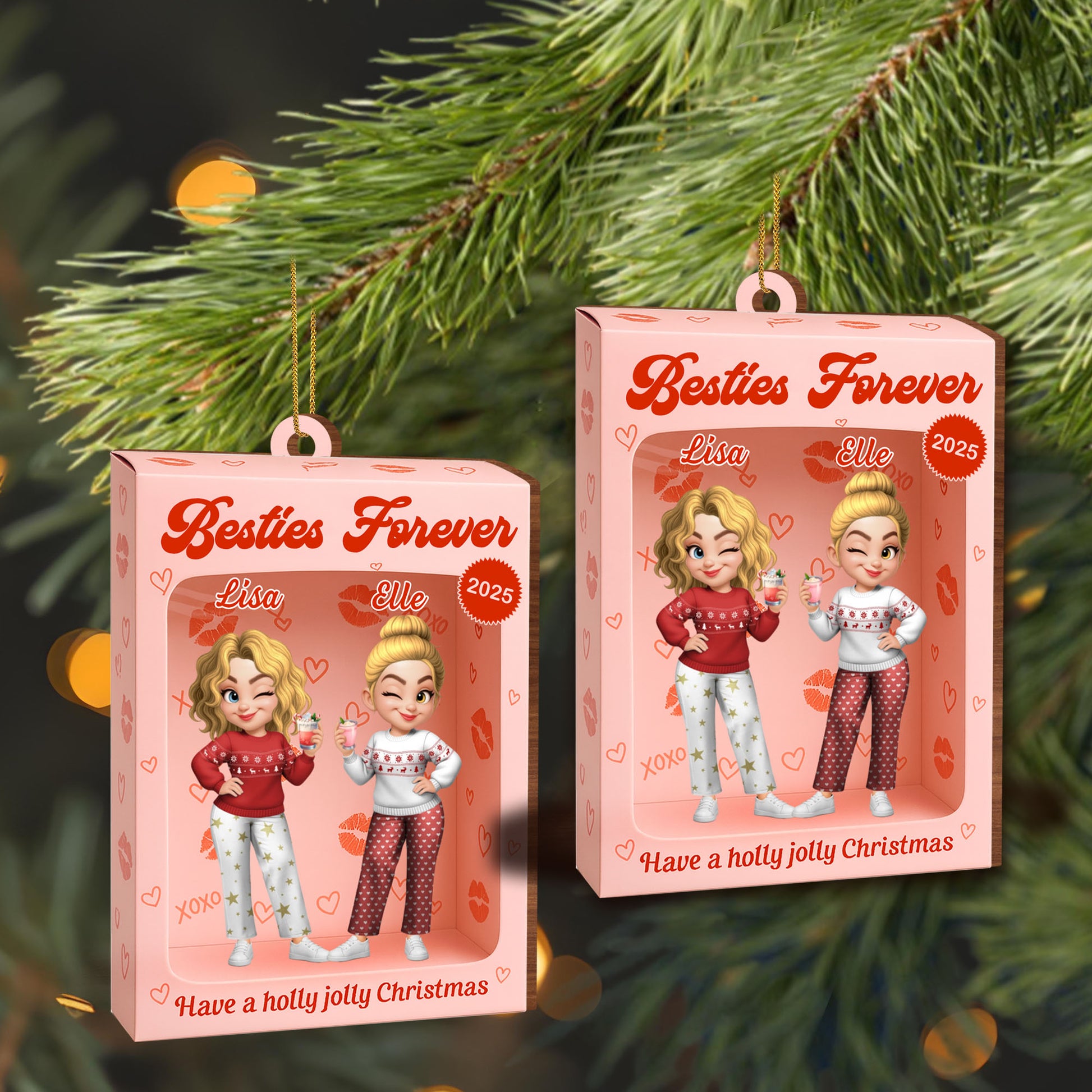 Besties Forever Have A Holly Jolly Christmas