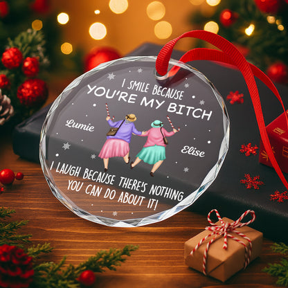 I Smile Because You're My Friend, Two Women Holding Hands