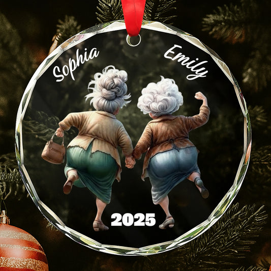 Celebrate Everlasting Friendship, Elderly Women Holding Hands