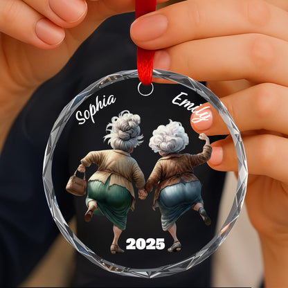 Celebrate Everlasting Friendship, Elderly Women Holding Hands