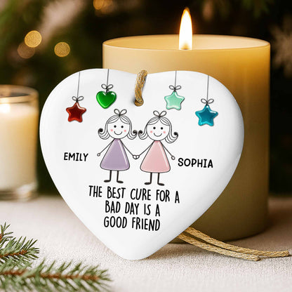 The Best Cure For A Bad Day Is A Good Friend, Stars and Hearts